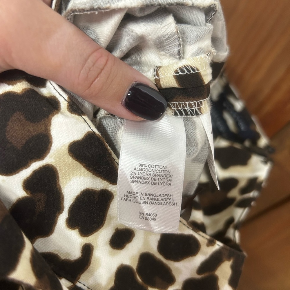 Jones New York size 2 petite leopard dress - Picture 7 of 9